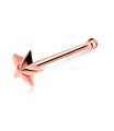 Star Silver Bone Nose Stud NSKD-604